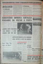 Página do jornal Correio do Ceará de junho de 1967