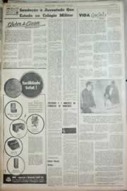 Página do jornal Correio do Ceará de junho de 1967
