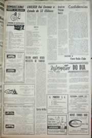 Página do jornal Correio do Ceará de junho de 1967