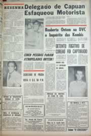 Página do jornal Correio do Ceará de junho de 1967