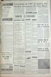 Página do jornal Correio do Ceará de junho de 1967