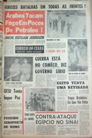 Página do jornal Correio do Ceará de junho de 1967