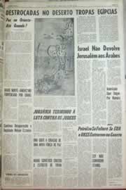 Página do jornal Correio do Ceará de junho de 1967
