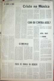 Página do jornal Correio do Ceará de junho de 1967
