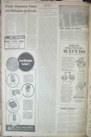 Página do jornal Correio do Ceará de junho de 1967