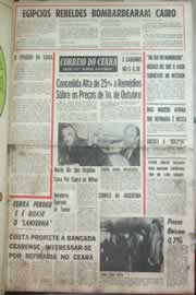 Página do jornal Correio do Ceará de junho de 1967
