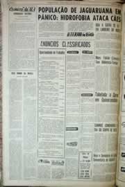 Página do jornal Correio do Ceará de junho de 1967