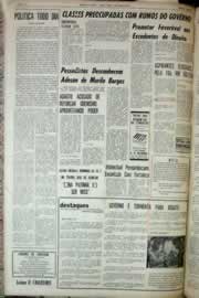 Página do jornal Correio do Ceará de junho de 1967