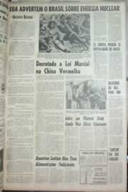 Página do jornal Correio do Ceará de junho de 1967