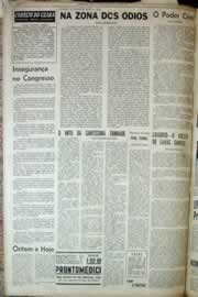 Página do jornal Correio do Ceará de junho de 1967