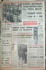 Página do jornal Correio do Ceará de junho de 1967