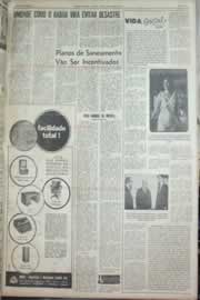 Página do jornal Correio do Ceará de junho de 1967