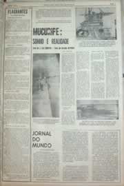Página do jornal Correio do Ceará de junho de 1967