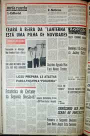 Página do jornal Correio do Ceará de junho de 1967