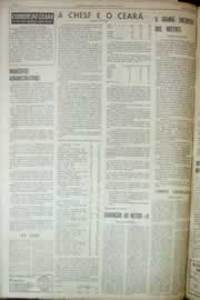 Página do jornal Correio do Ceará de junho de 1967