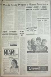 Página do jornal Correio do Ceará de junho de 1967