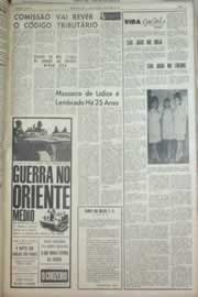 Página do jornal Correio do Ceará de junho de 1967