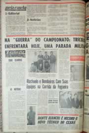 Página do jornal Correio do Ceará de junho de 1967