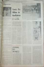 Página do jornal Correio do Ceará de junho de 1967