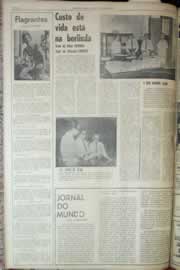 Página do jornal Correio do Ceará de junho de 1967