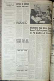 Página do jornal Correio do Ceará de junho de 1967