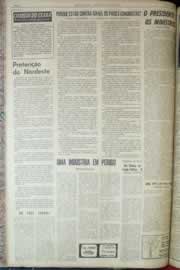 Página do jornal Correio do Ceará de junho de 1967