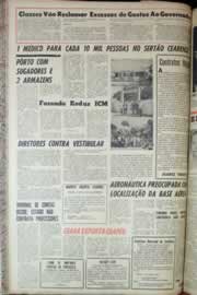 Página do jornal Correio do Ceará de junho de 1967