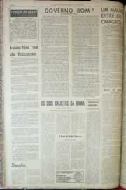 Página do jornal Correio do Ceará de junho de 1967