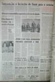 Página do jornal Correio do Ceará de outubro de 1969