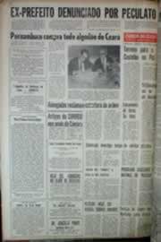 Página do jornal Correio do Ceará de outubro de 1969