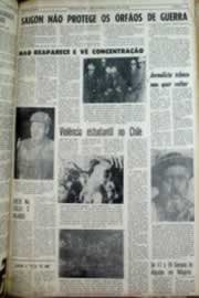 Página do jornal Correio do Ceará de outubro de 1969
