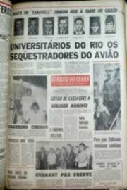 Página do jornal Correio do Ceará de outubro de 1969