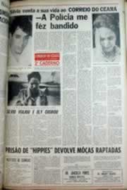 Página do jornal Correio do Ceará de outubro de 1969
