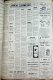 Página do jornal Correio do Ceará de outubro de 1969