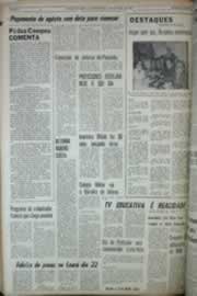 Página do jornal Correio do Ceará de outubro de 1969