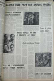 Página do jornal Correio do Ceará de outubro de 1969