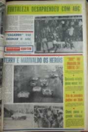 Página do jornal Correio do Ceará de outubro de 1969