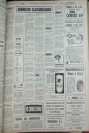 Página do jornal Correio do Ceará de outubro de 1969