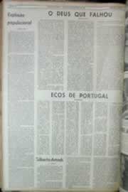 Página do jornal Correio do Ceará de outubro de 1969