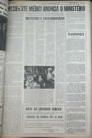 Página do jornal Correio do Ceará de outubro de 1969