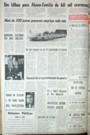 Página do jornal Correio do Ceará de novembro de 1969