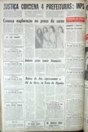 Página do jornal Correio do Ceará de novembro de 1969
