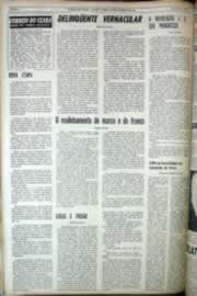 Página do jornal Correio do Ceará de novembro de 1969