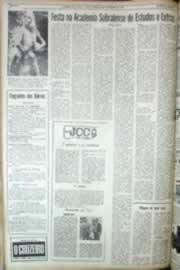 Página do jornal Correio do Ceará de novembro de 1969