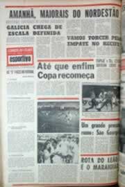 Página do jornal Correio do Ceará de novembro de 1969