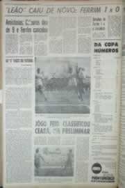 Página do jornal Correio do Ceará de dezembro de 1969