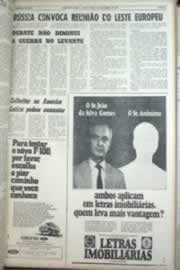 Página do jornal Correio do Ceará de dezembro de 1969