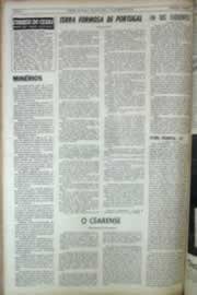 Página do jornal Correio do Ceará de dezembro de 1969