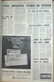 Página do jornal Correio do Ceará de dezembro de 1969