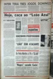Página do jornal Correio do Ceará de dezembro de 1969